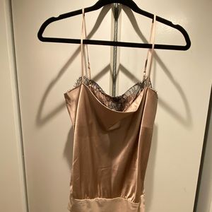Cami silk tank top. Womens.